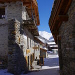 © Vieux village de Bonneval-sur-Arc en hiver - HMVT