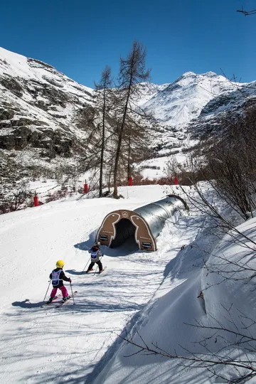 © A Bonneval, easy park sur les pistes - Domaine skiable Bonneval