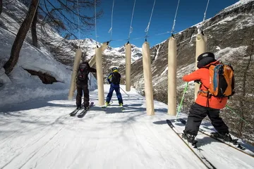© A Bonneval, easy park sur les pistes - Domaine skiable Bonneval