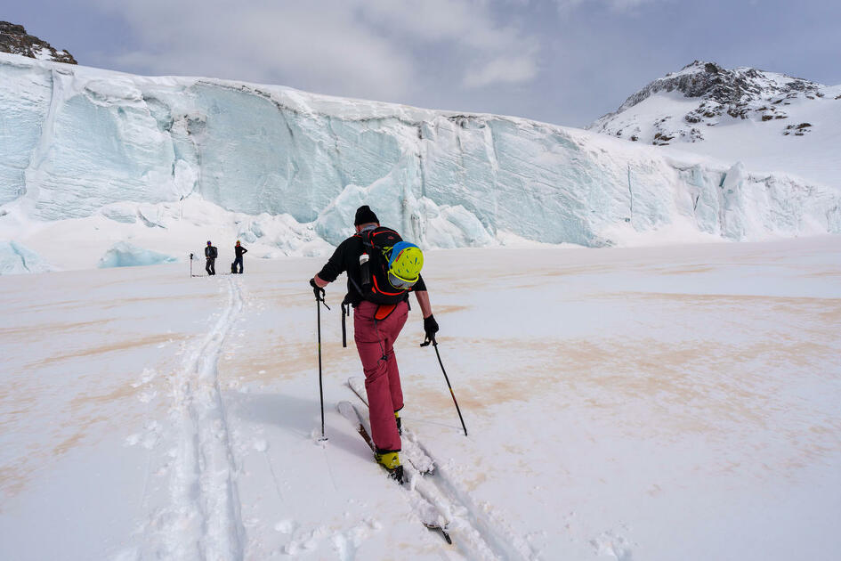 © ski de randonnée glacier du Grand Méan - D.Closon