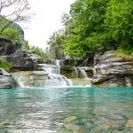 © Cascade de la Lame on the Ecot canyon - B. Filliol - OT HMV
