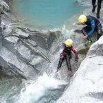© Supervised canyoning at Ecot - D. Cuvelier - OT HMV
