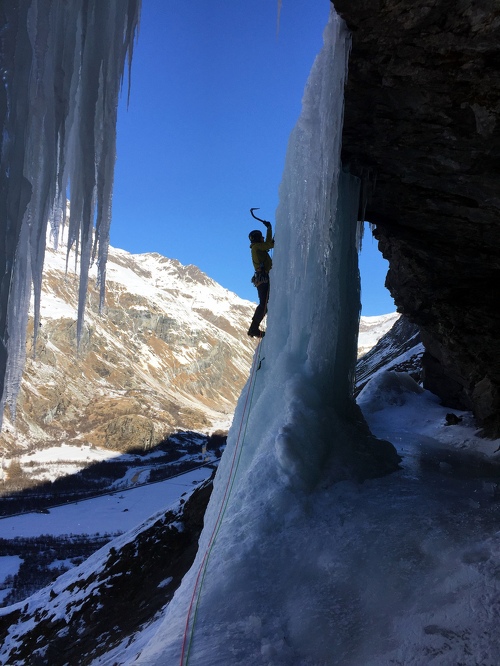 Ice climbing discovery and improvement