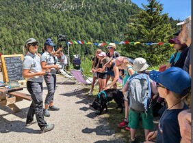 Point-rencontre au Refuge de L'Orgère