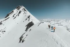 © Tracks on the Albaron in the Alpes Grées_Bessans - Land of Mountaineering