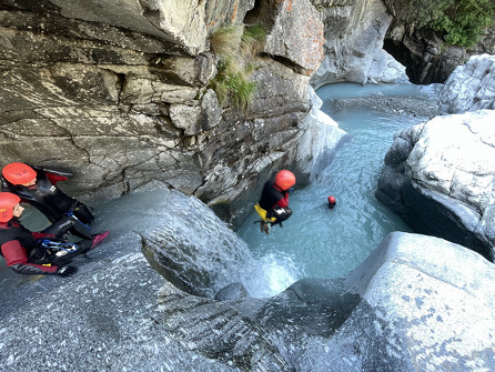 Descente de canyon
