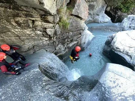 Canyon descent