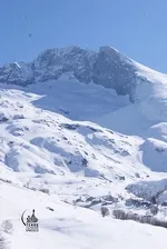 © Tracks on the Albaron in the Alpes Grées_Bessans - Terred'Alpinisme